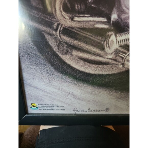 Paul Gassenheimer Speed Bound Poster By Scorpio Posters NY Signed C Poster Only - Picture 2 of 2